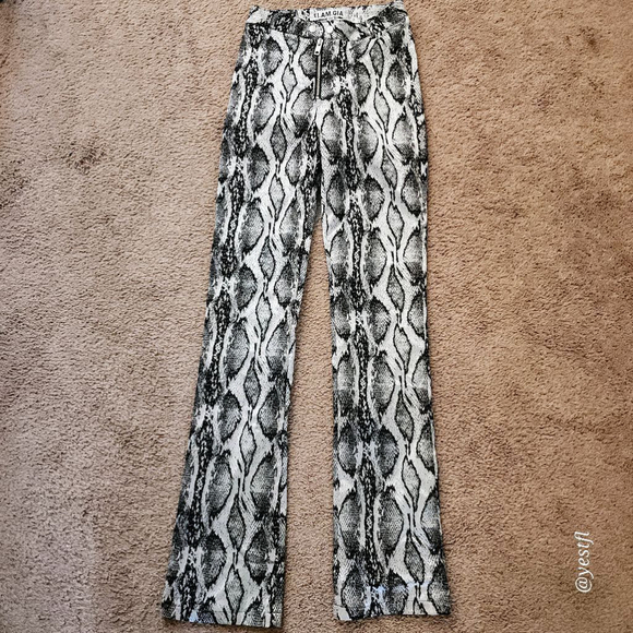 I.AM.GIA Slater Snake Print Zip-Front Pant XS - Picture 5 of 6